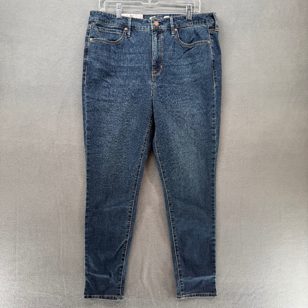 Seven 7 Jeans Womens 14 Skinny Jean Premium‎ High Rise Blue Denim 28 inch Inseam